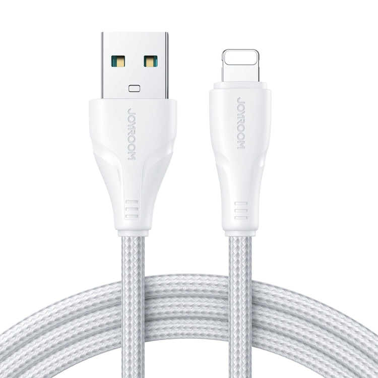JOYROOM 2.4A USB to 8 Pin Surpass Series Fast Charging Data Cable, Length:2m(White) - Normal Style Cable by JOYROOM | Online Shopping UK | buy2fix