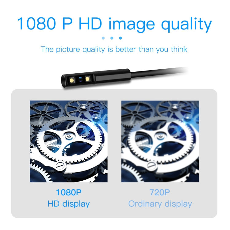 P100 8mm Side 2.4 inch HD Handheld Endoscope Hardlinewith with LCD Screen, Length:30m - Consumer Electronics by buy2fix | Online Shopping UK | buy2fix