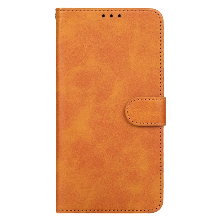 For Samsung Galaxy A34 5G Leather Phone Case(Brown) - Galaxy Phone Cases by buy2fix | Online Shopping UK | buy2fix