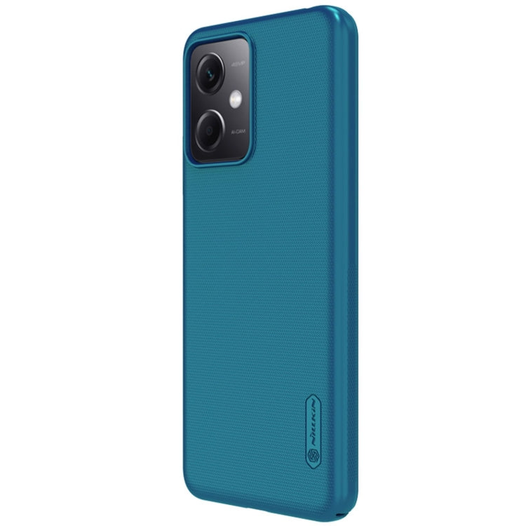 For Xiaomi Redmi Note 12 China NILLKIN Frosted PC Phone Case(Blue) - Note 12 Cases by NILLKIN | Online Shopping UK | buy2fix