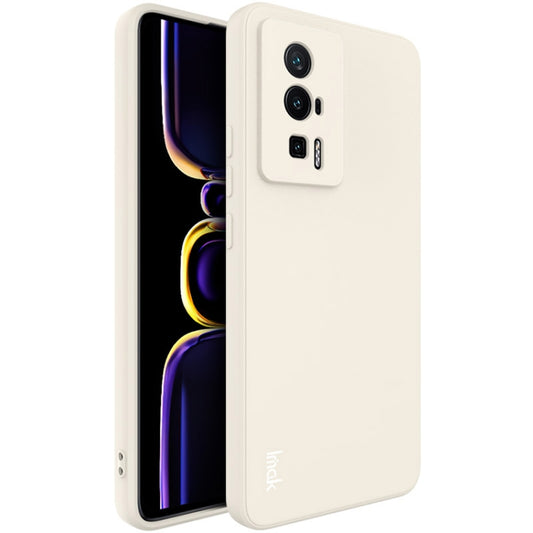 For Xiaomi Redmi K60 5G / K60 Pro 5G / Poco F5 Pro 5G IMAK UC-4 Series Straight Edge TPU Soft Phone Case(White) - Redmi K60 Cases by imak | Online Shopping UK | buy2fix