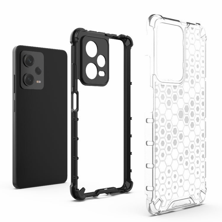 For Xiaomi Poco X5 Pro Shockproof Honeycomb PC + TPU Phone Case(Blue) - Xiaomi Cases by buy2fix | Online Shopping UK | buy2fix
