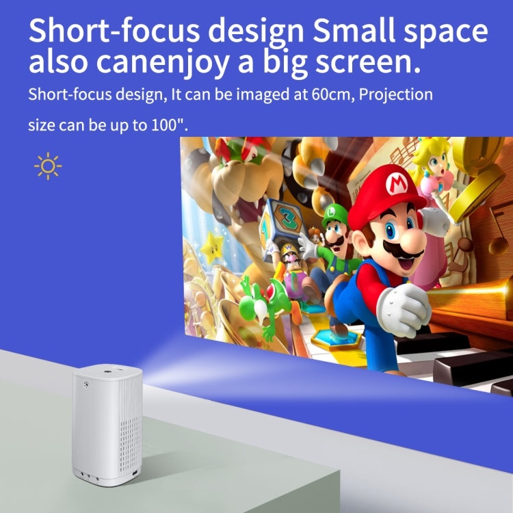 T1 480x360 800 Lumens Portable Mini LED Projector, specifications: AU Plug(Blue) - Consumer Electronics by buy2fix | Online Shopping UK | buy2fix