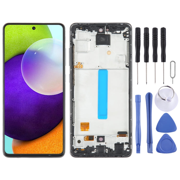 6.43 inch OLED LCD Screen for Samsung Galaxy A52 4G SM-A525 Digitizer Full Assembly with Frame - Repair & Spare Parts by buy2fix | Online Shopping UK | buy2fix
