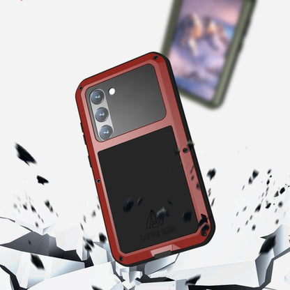 For Samsung Galaxy S23 5G LOVE MEI Metal Shockproof Life Waterproof Dustproof Phone Case(Silver) - Galaxy S23 5G Cases by LOVE MEI | Online Shopping UK | buy2fix