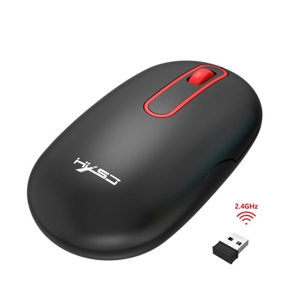 HXSJ T15 2.4GHz 4 Keys Wireless Mute Mouse(Black) - Wireless Mice by HXSJ | Online Shopping UK | buy2fix