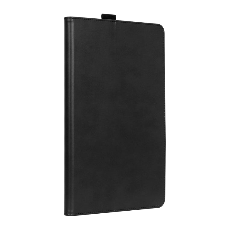 For Lenovo Tab P11 Pro Gen2 11.2 2022 TB132/138 Embossed Front Stand Leather Smart Tablet Case(Black) - For Lenovo by buy2fix | Online Shopping UK | buy2fix