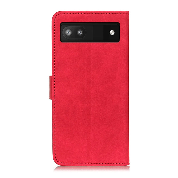 For Google Pixel 7a KHAZNEH Retro Texture Flip Leather Phone Case(Red) - Google Cases by buy2fix | Online Shopping UK | buy2fix