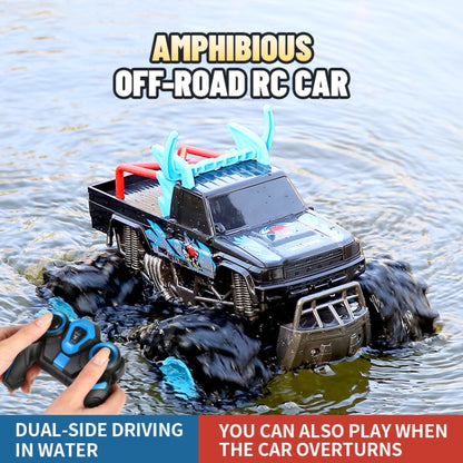 JJR/C Q135 Amphibious 2.4G Remote Control Off-road Vehicle(Blue) - RC Cars by JJR/C | Online Shopping UK | buy2fix
