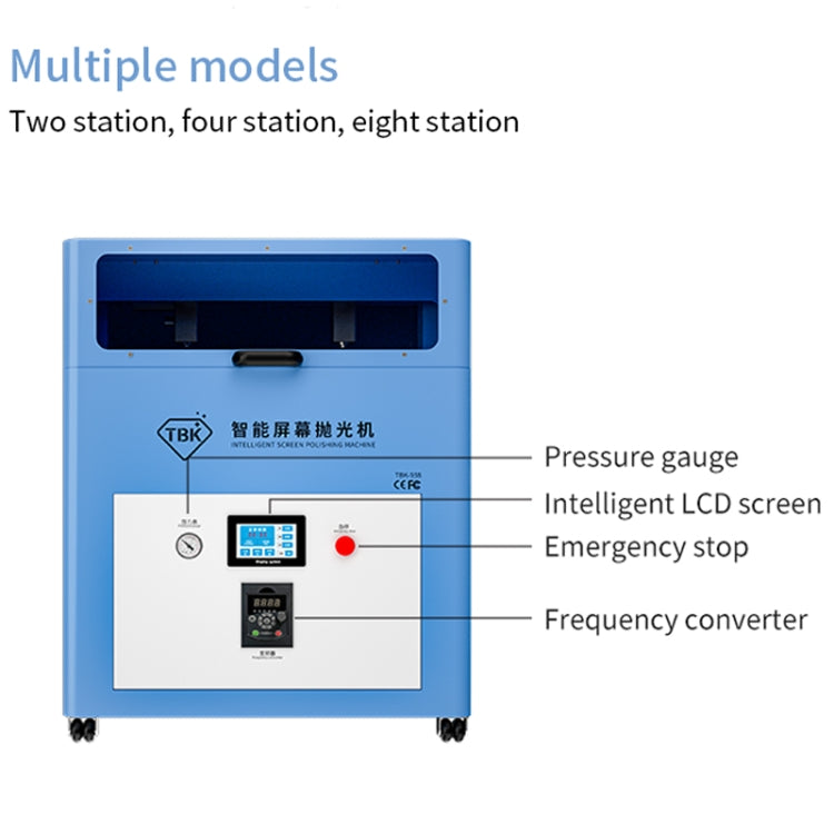 TBK 938 Multi-station Mobile Phone Screen Water Mill Polishing Machine(EU Plug) - Repair & Spare Parts by TBK | Online Shopping UK | buy2fix