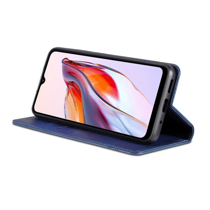For Xiaomi Redmi 12C / Redmi 11A / Poco C55 AZNS Magnetic Calf Texture Flip Leather Phone Case(Dark Blue) - Xiaomi Cases by AZNS | Online Shopping UK | buy2fix