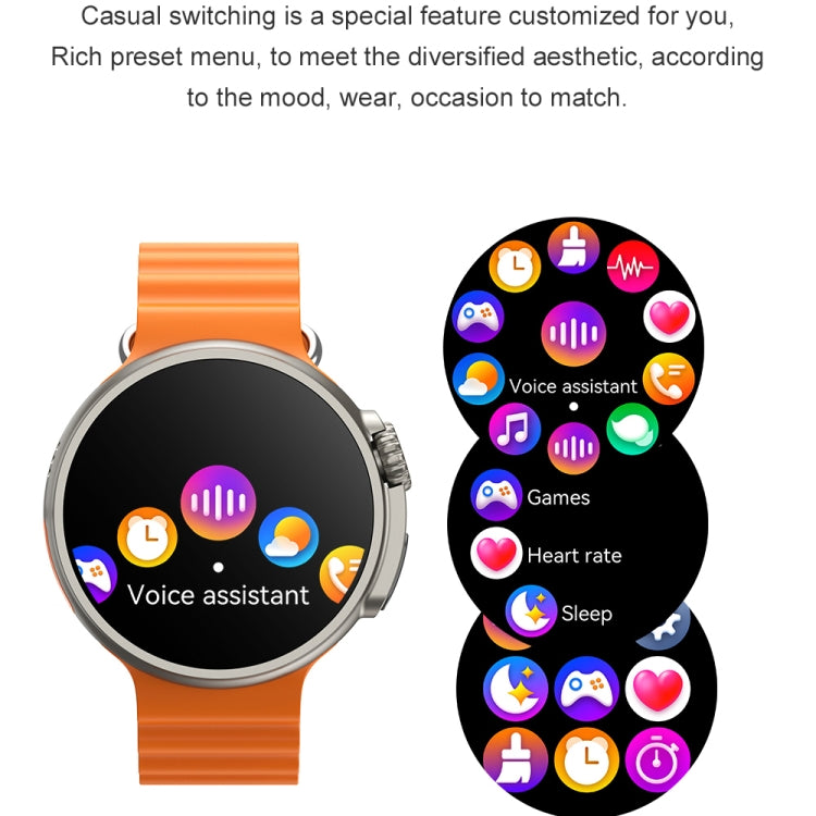 K9 1.39 inch TFT Screen Smart Watch Supports Bluetooth Calling/Health Monitoring(Gold) - Smart Wear by buy2fix | Online Shopping UK | buy2fix