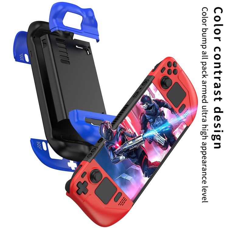 GKK For Steam Deck Color Contrast Anti-fall Game Console Case(Black) - Accessories by GKK | Online Shopping UK | buy2fix