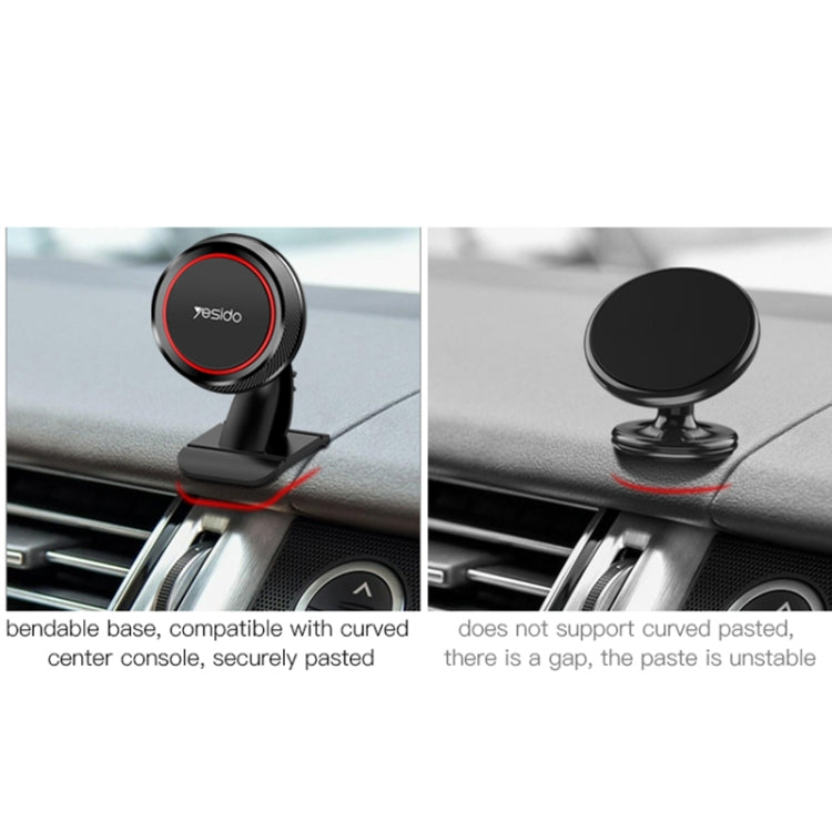 Yesido C60 Car 360 Degree Rotation Magnetic Phone Holder(Black) - Car Holders by Yesido | Online Shopping UK | buy2fix