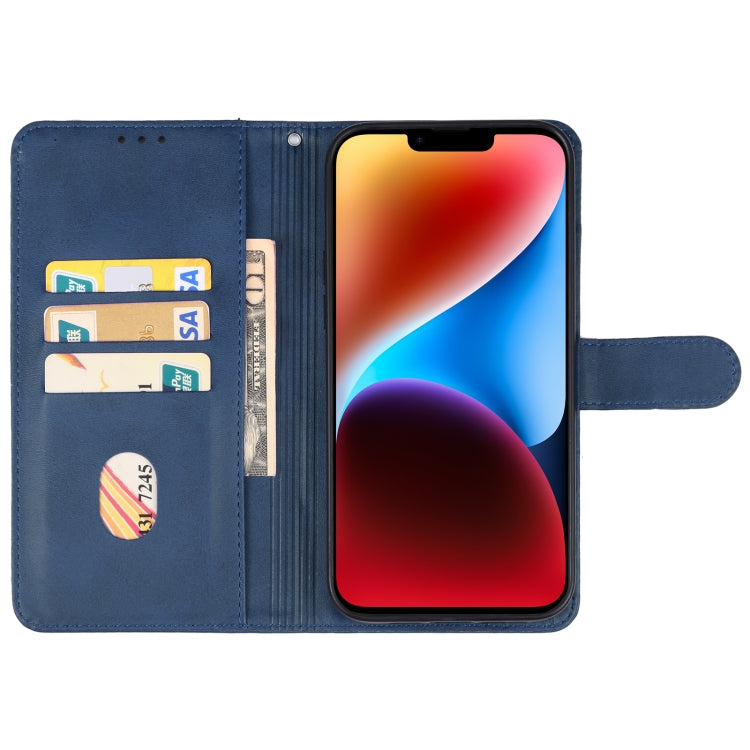 For iPhone 15 Plus Leather Phone Case(Blue) - iPhone 15 Plus Cases by buy2fix | Online Shopping UK | buy2fix