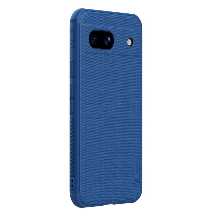 For Google Pixel 8a NILLKIN Frosted Shield Pro PC + TPU Phone Case(Blue) - Google Cases by NILLKIN | Online Shopping UK | buy2fix
