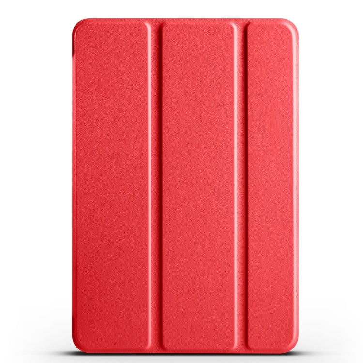 For iPad 9.7 2018 / 2017 / Air 2 / Air 3-folding TPU Horizontal Flip Leather Tablet Case with Holder(Red) - iPad 9.7 (2018) & (2017) Cases by buy2fix | Online Shopping UK | buy2fix