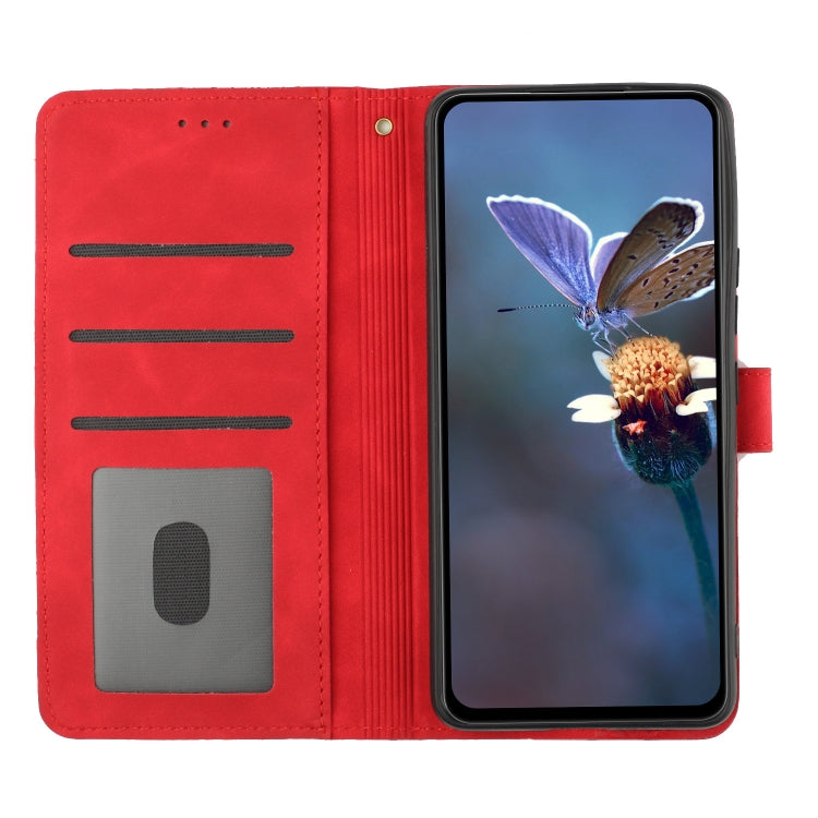 For Xiaomi 12 Pro Flower Embossing Pattern Leather Phone Case(Red) - 12 Pro Cases by buy2fix | Online Shopping UK | buy2fix