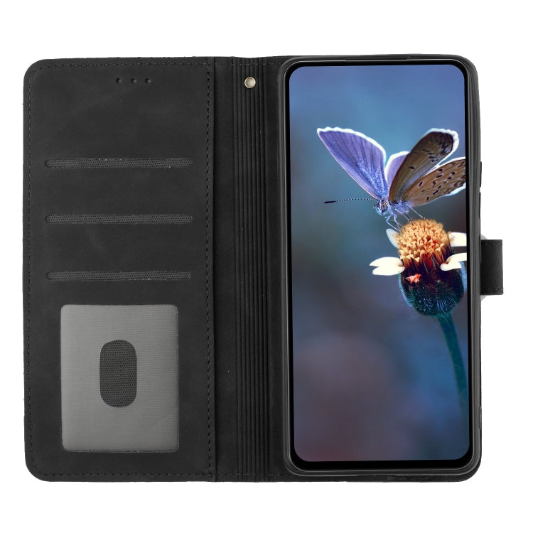 For Xiaomi Mi 11 Pro Flower Embossing Pattern Leather Phone Case(Black) - Xiaomi Cases by buy2fix | Online Shopping UK | buy2fix