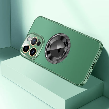 For iPhone 13 Pro CD Texture MagSafe Magnetic Phone Case(Dark Green) - iPhone 13 Pro Cases by buy2fix | Online Shopping UK | buy2fix