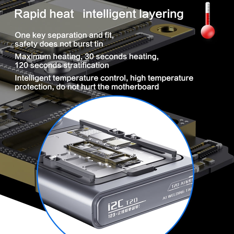 i2C T20 Heating Platform Module For iPhone X / 11 Series - Repair Platform by buy2fix | Online Shopping UK | buy2fix