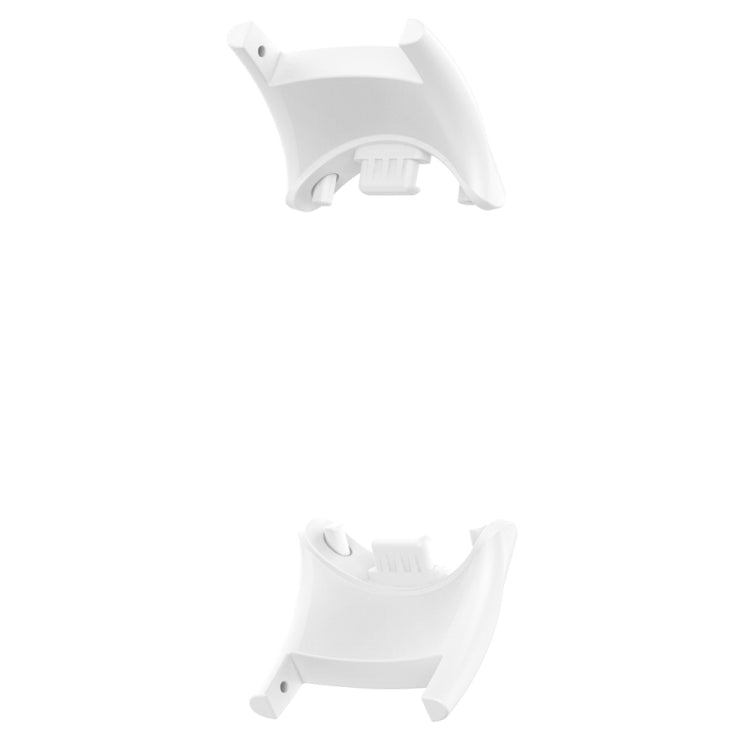 For Xiaomi Mi Band 8 1 Pair  PC Plastic Watch Band Connector(White) - For Xiaomi by buy2fix | Online Shopping UK | buy2fix