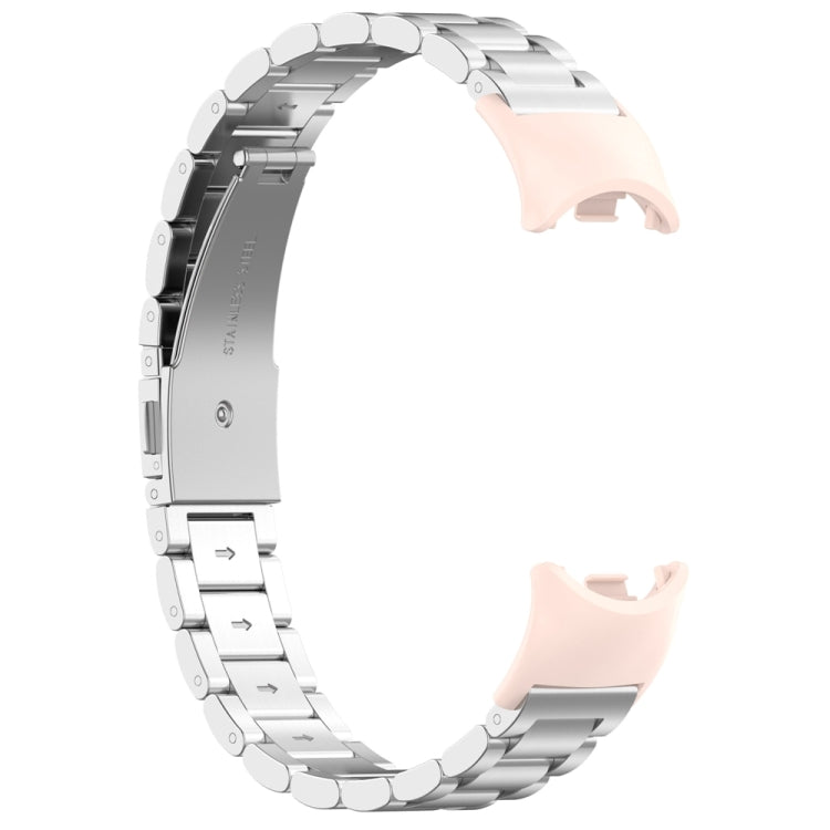 For Xiaomi Mi Band 8 1 Pair  PC Plastic Watch Band Connector(Light Pink) - For Xiaomi by buy2fix | Online Shopping UK | buy2fix