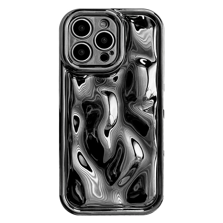 For iPhone 12 Pro Max Electroplating Meteorite Texture TPU Phone Case(Black) - iPhone 12 Pro Max Cases by buy2fix | Online Shopping UK | buy2fix