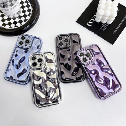 For iPhone 11 Pro Max Electroplating Meteorite Texture TPU Phone Case(Blue) - iPhone 11 Pro Max Cases by buy2fix | Online Shopping UK | buy2fix