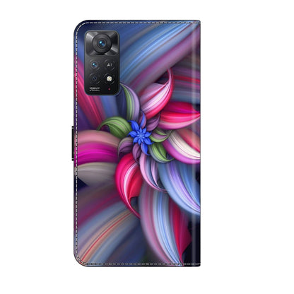 For Xiaomi Redmi Note 11 Pro 5G / 4G Global Crystal 3D Shockproof Protective Leather Phone Case(Colorful Flower) - Xiaomi Cases by buy2fix | Online Shopping UK | buy2fix