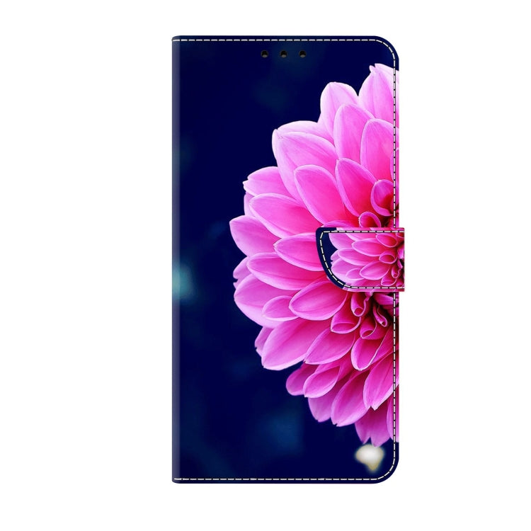 For Xiaomi Redmi Note 12 Pro+ Crystal 3D Shockproof Protective Leather Phone Case(Pink Petals) - Xiaomi Cases by buy2fix | Online Shopping UK | buy2fix