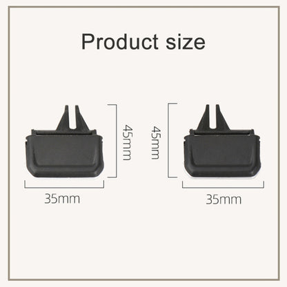 For Volkswagen Tiguan L 17-21 Car Air Conditioning Air Outlet Paddle, Left Driving(Right Side) - Air Conditioning System by buy2fix | Online Shopping UK | buy2fix