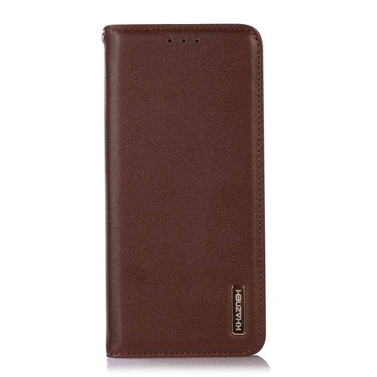 For Nokia XR21 KHAZNEH Nappa Top Layer Cowhide Leather Phone Case(Brown) - Nokia Cases by buy2fix | Online Shopping UK | buy2fix