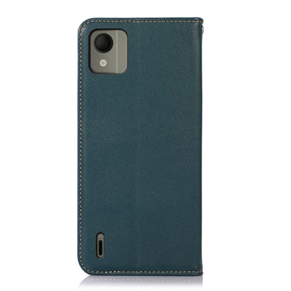 For Nokia C110 KHAZNEH Nappa Top Layer Cowhide Leather Phone Case(Green) - Nokia Cases by buy2fix | Online Shopping UK | buy2fix