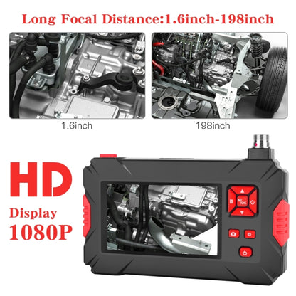 P30 5.5mm 1080P IP68 Waterproof 4.3 inch Screen Dual Camera Digital Endoscope, Length:2m Hard Cable(Black) -  by buy2fix | Online Shopping UK | buy2fix