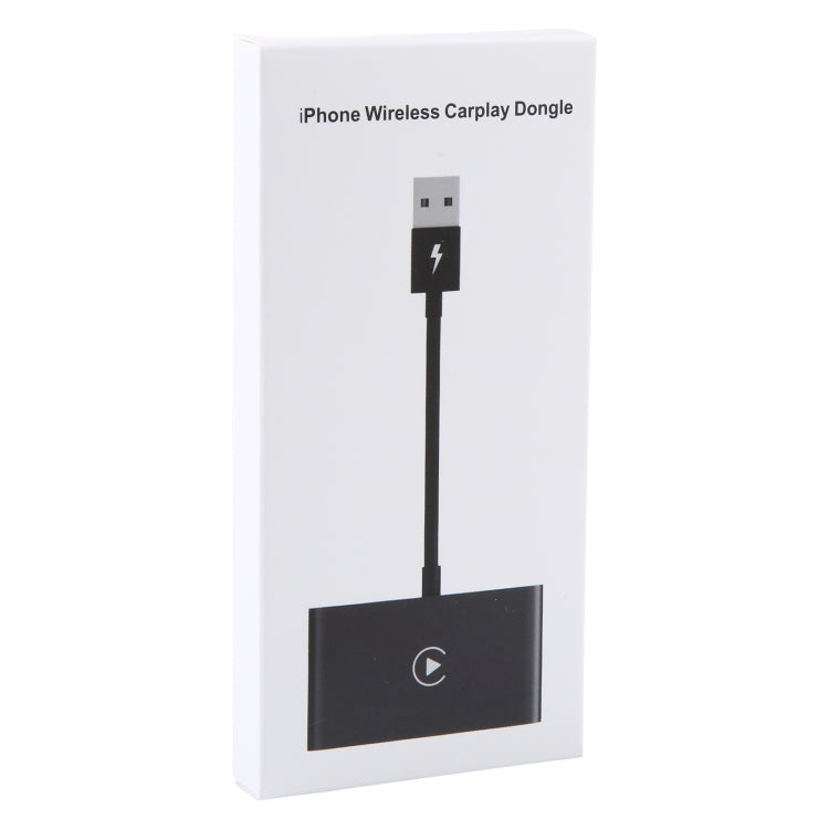 USB + USB-C / Type-C Wired to Wireless Carplay Adapter for iPhone(Black) - Bluetooth Adapters by buy2fix | Online Shopping UK | buy2fix