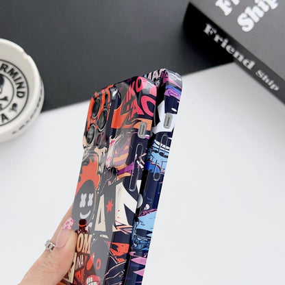 For iPhone 13 Pro Painted Pattern Precise Hole PC Phone Case(Comics Umbrella Boy) - iPhone 13 Pro Cases by buy2fix | Online Shopping UK | buy2fix