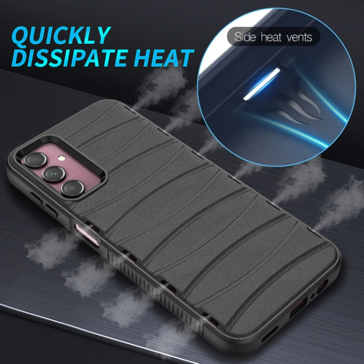 For Samsung Galaxy A24 4G Multi-tuyere Powerful Heat Dissipation Phone Case(Black) - Galaxy Phone Cases by buy2fix | Online Shopping UK | buy2fix