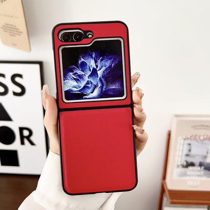 For Samsung Galaxy Z Flip5 Morandi PC Shockproof Phone Case(Red) - Galaxy Z Flip5 Cases by buy2fix | Online Shopping UK | buy2fix