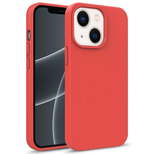 For iPhone 15 Plus Starry Series Shockproof Straw Material + TPU Protective Case(Red) - iPhone 15 Plus Cases by buy2fix | Online Shopping UK | buy2fix