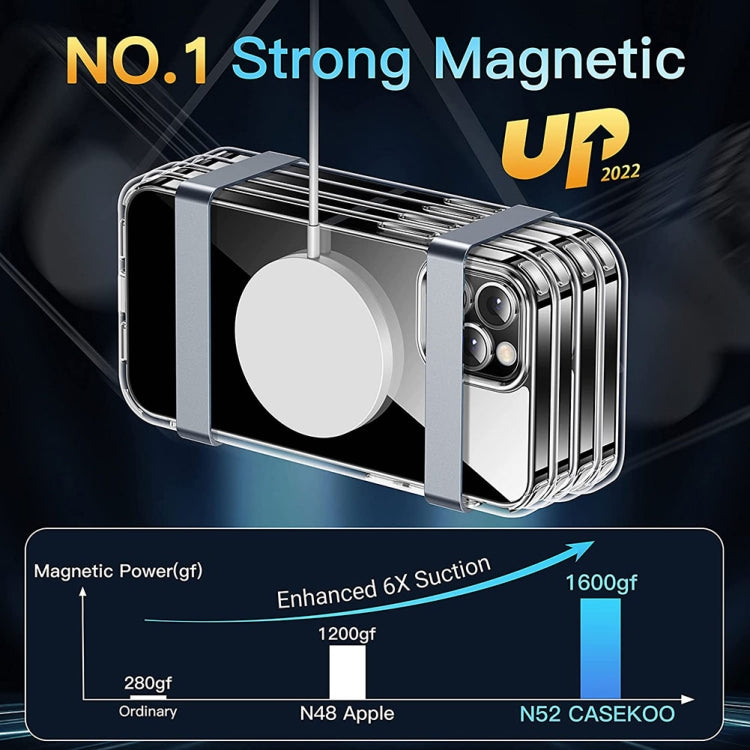 For iPhone 14 Pro Max LK Crystal Clear MagSafe Magnetic Phone Case(Transparent) - iPhone 14 Pro Max Cases by buy2fix | Online Shopping UK | buy2fix