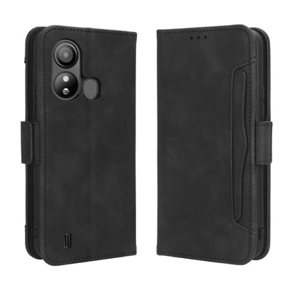 For ZTE Blade L220 Skin Feel Calf Texture Card Slots Leather Phone Case(Black) - ZTE Cases by buy2fix | Online Shopping UK | buy2fix