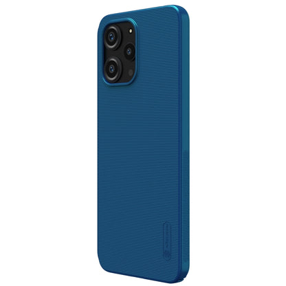 For Xiaomi Redmi 12 4G / Note 12R 5G NILLKIN Frosted Shield Pro PC + TPU Phone Case(Blue) - Xiaomi Cases by NILLKIN | Online Shopping UK | buy2fix