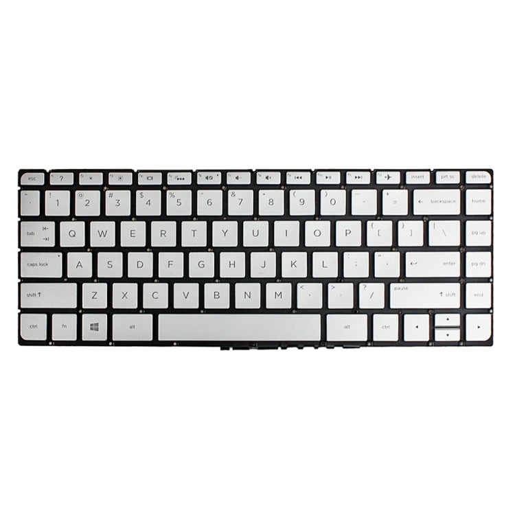 For HP Spectre 15-AP US Version Laptop Backlight Keyboard(Silver) - HP Spare Parts by buy2fix | Online Shopping UK | buy2fix