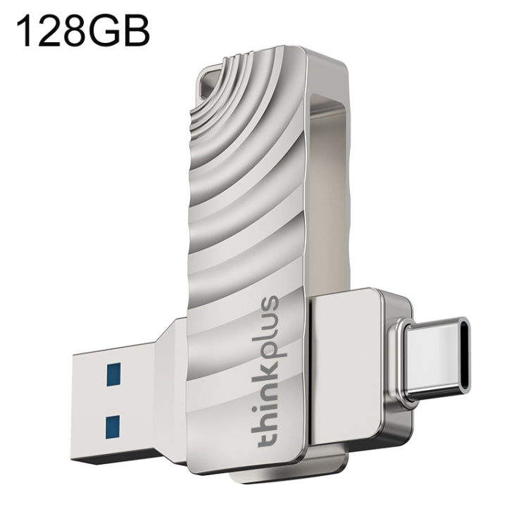 Lenovo Thinkplus MU232 USB 3.2 + USB-C / Type-C Dual Head Flash Drive, Memory:128GB - USB Flash Drives by Lenovo | Online Shopping UK | buy2fix