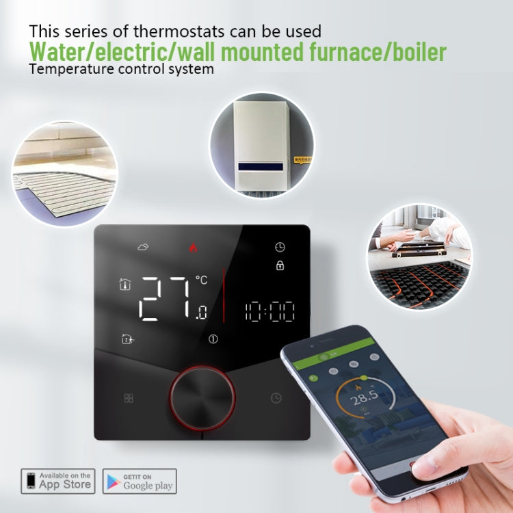 BHT-009GBLW Electric Heating WiFi Smart Home LED Thermostat(White) - Thermostat & Thermometer by buy2fix | Online Shopping UK | buy2fix