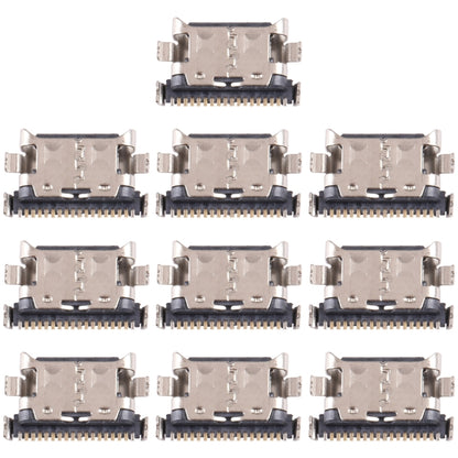 For Samsung Galaxy M32 5G SM-M326 10 PCS Charging Port Connector - Single Tail Connector by buy2fix | Online Shopping UK | buy2fix