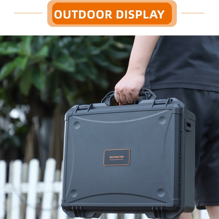 For DJI Air 3 Sunnylife Safety Carrying Case Large Capacity Waterproof Shock-proof Hard Travel Case Multi-battery Flying Version - Backpacks & Bags by Sunnylife | Online Shopping UK | buy2fix