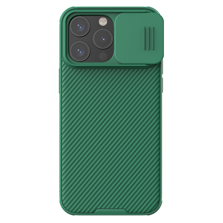 For iPhone 15 Pro Max NILLKIN CamShield Pro PC Phone Case(Green) - iPhone 15 Pro Max Cases by NILLKIN | Online Shopping UK | buy2fix