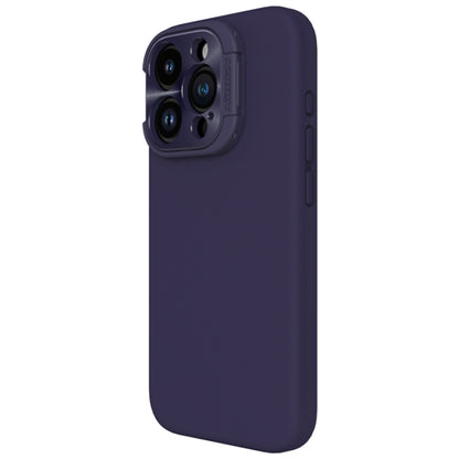 For iPhone 15 Pro NILLKIN Lens Wing Magsafe Magnetic Phone Case(Purple) - iPhone 15 Pro Cases by NILLKIN | Online Shopping UK | buy2fix